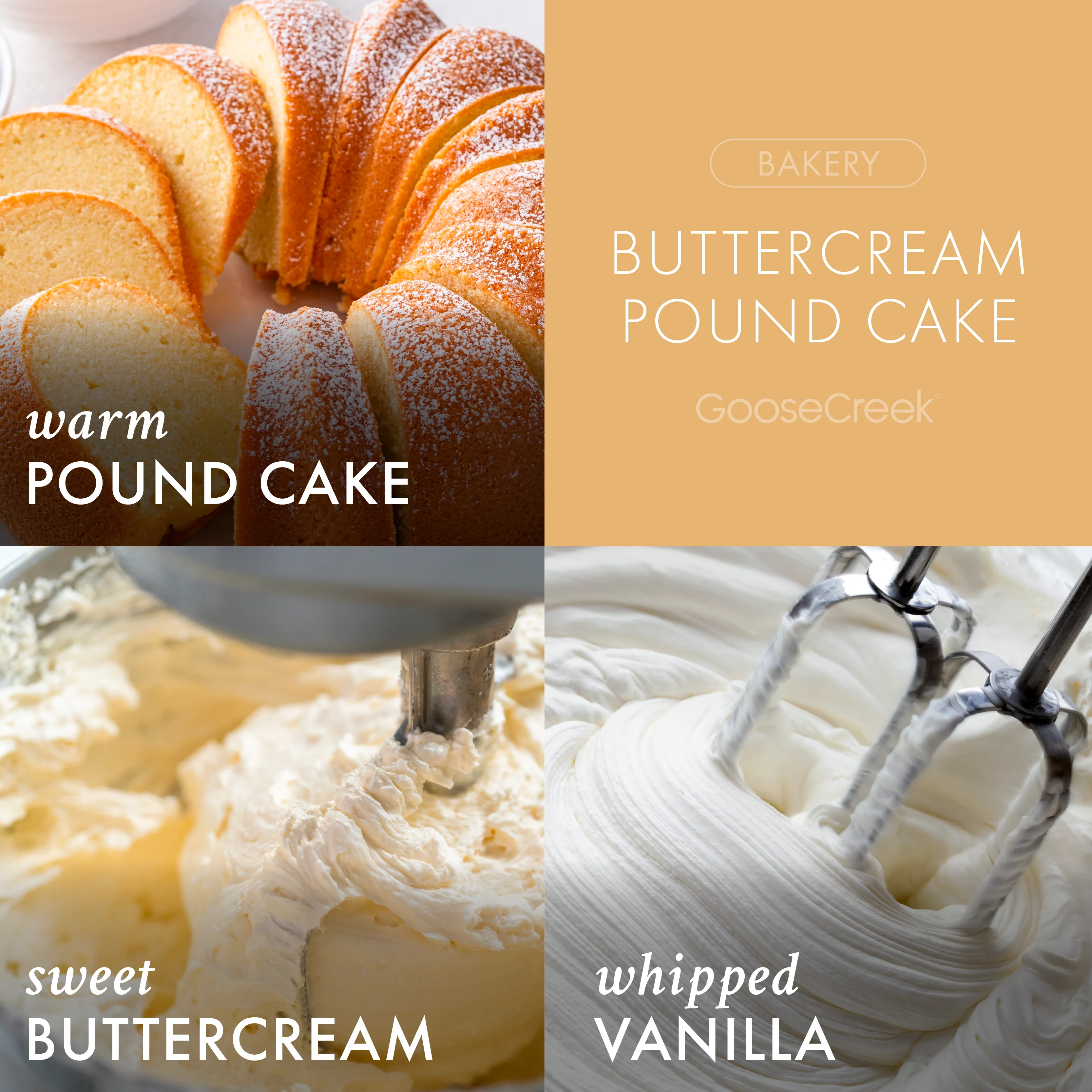 Buttercream Pound Cake 3-Wick Candle - Image 2