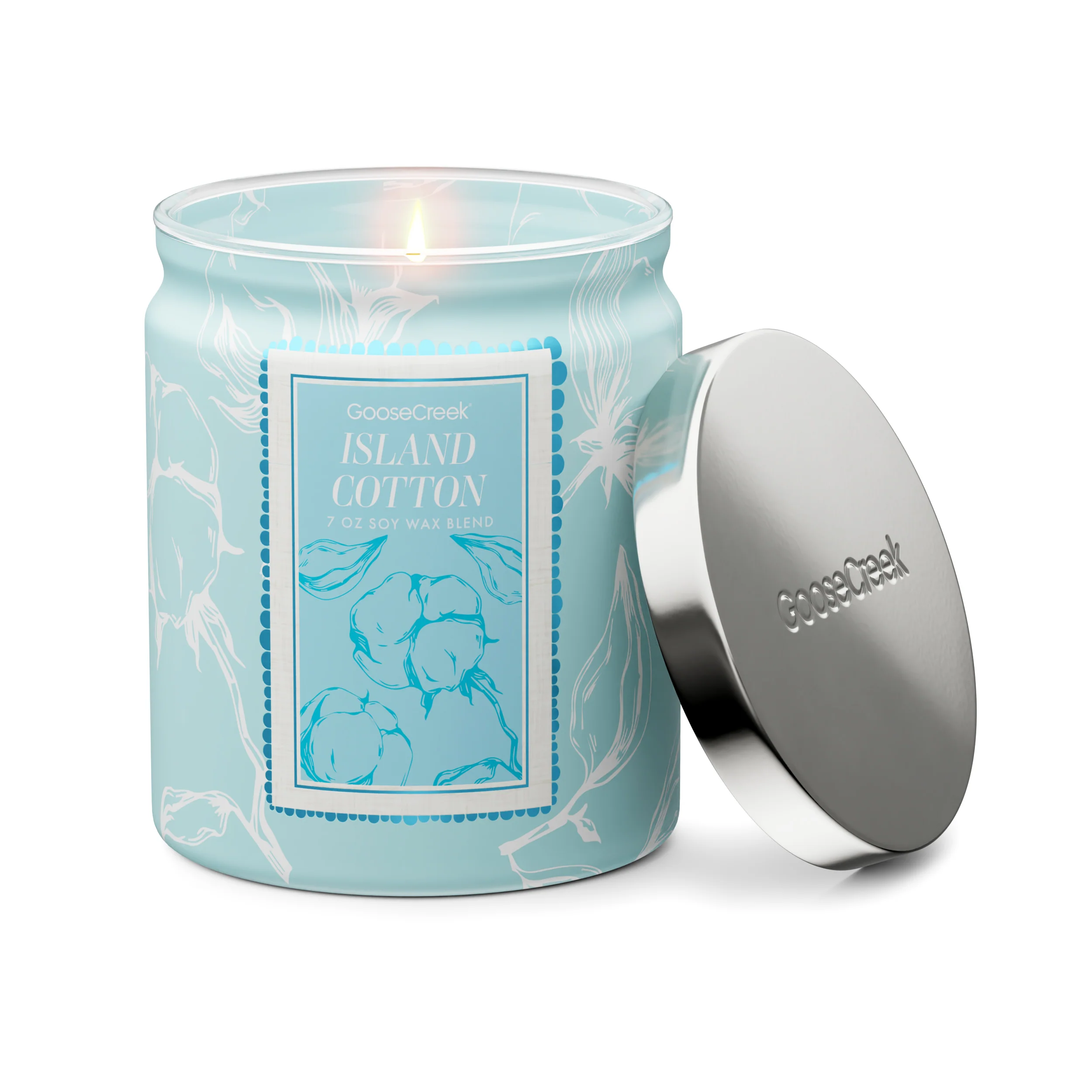Island Cotton 7oz Single Wick Candle - Image 2