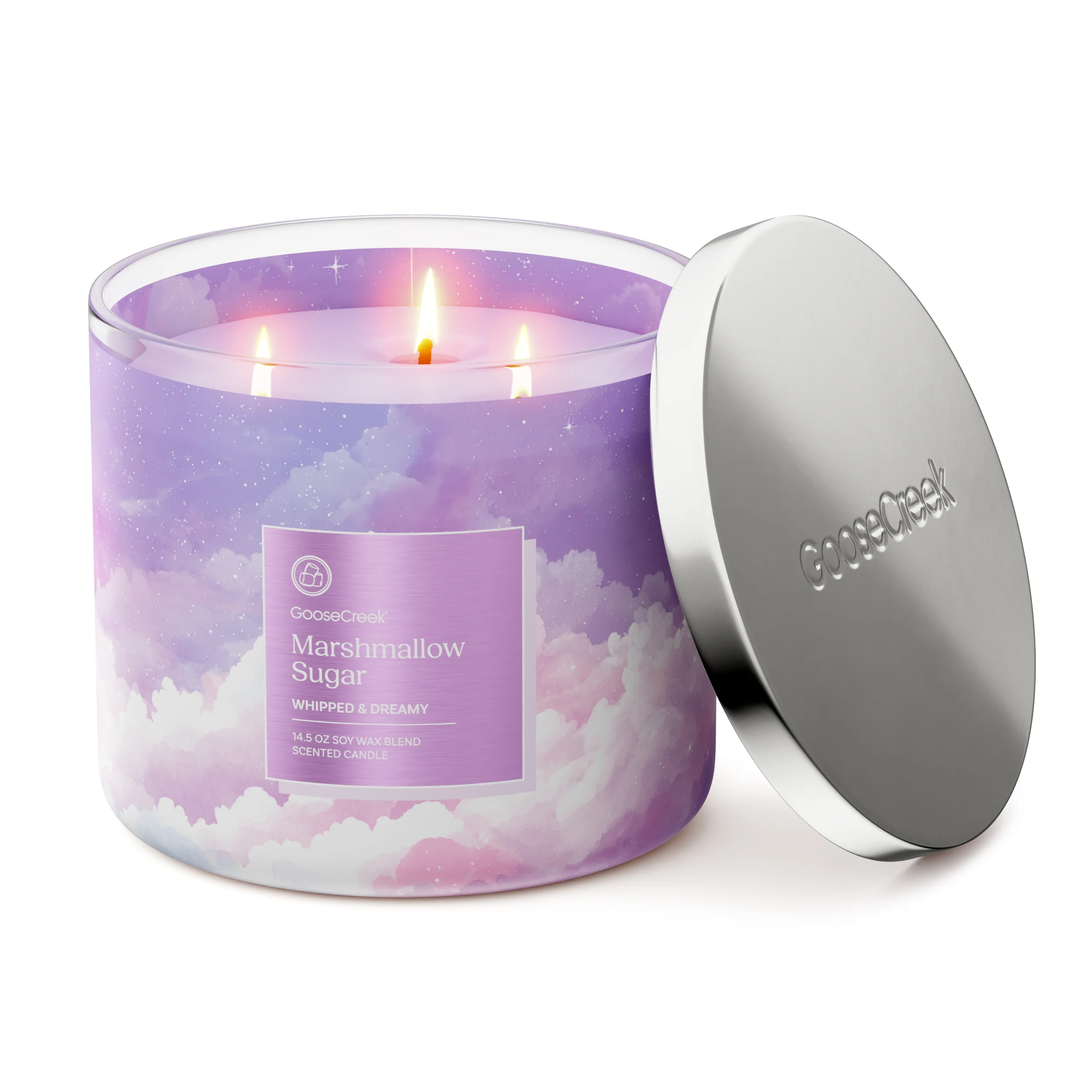 Marshmallow Sugar 3-Wick Candle - Image 2