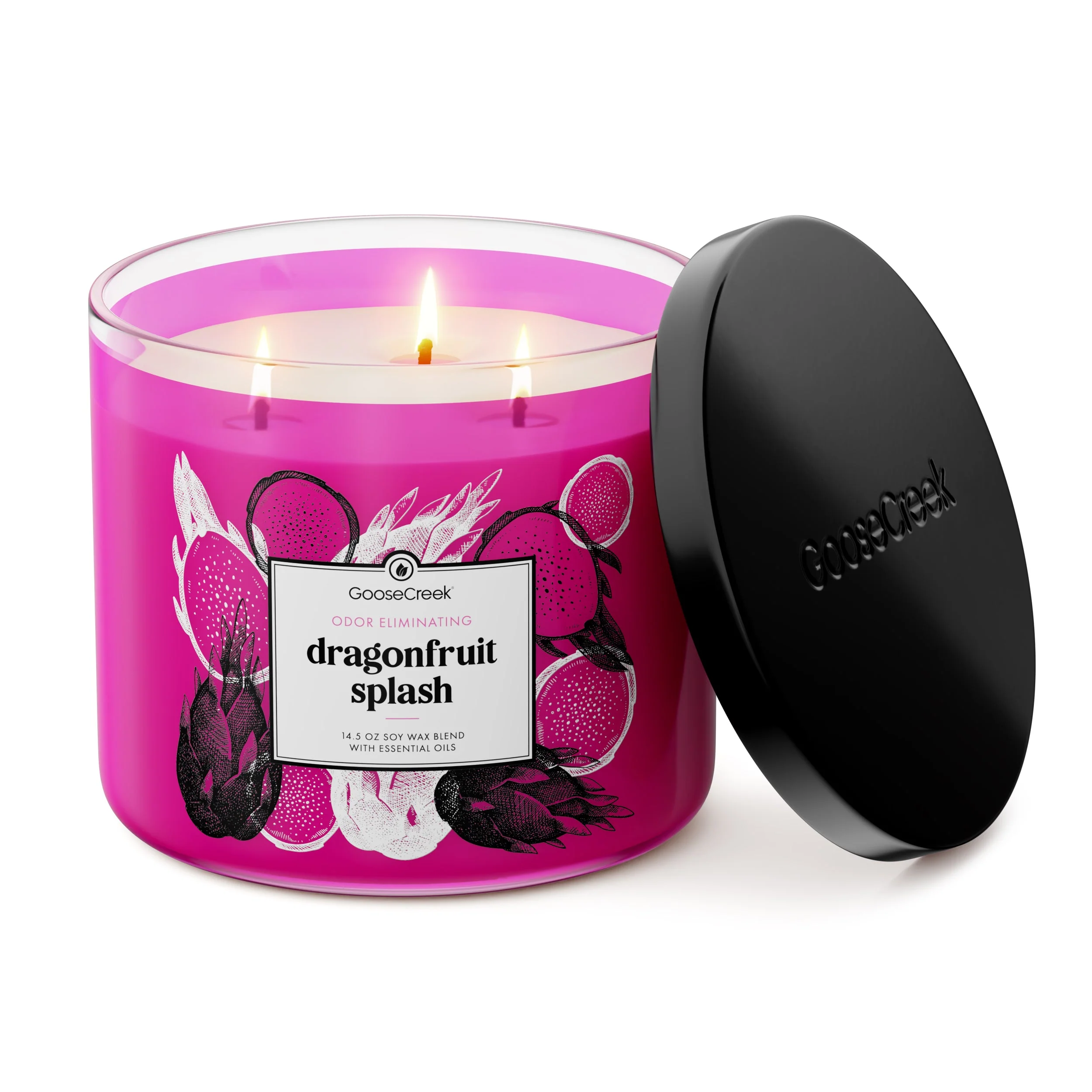 Dragonfruit Splash Odor Eliminating 3-Wick Candle - Image 3