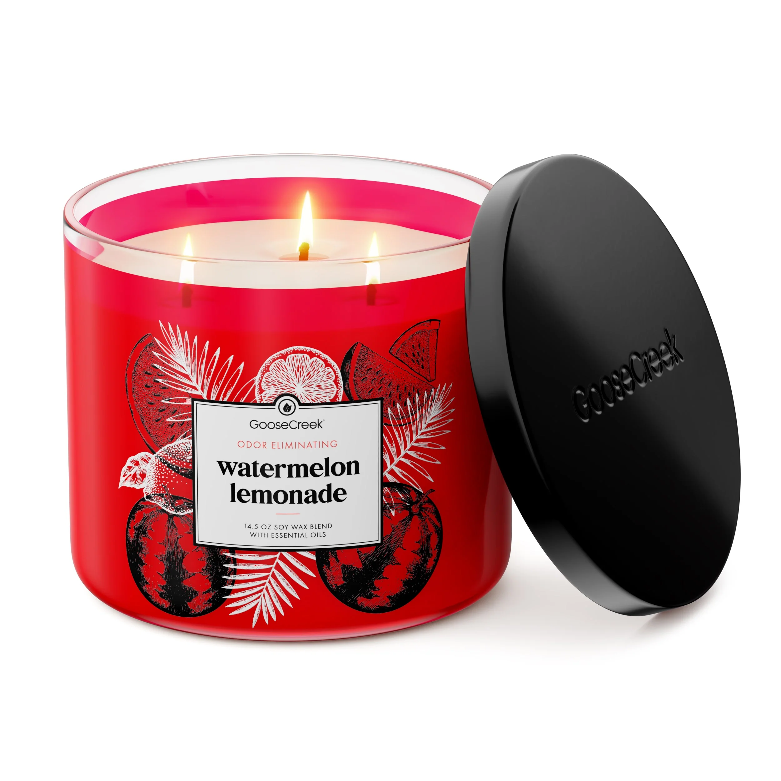 Watermelon Lemonade Odor Eliminating 3-Wick Candle - Image 3