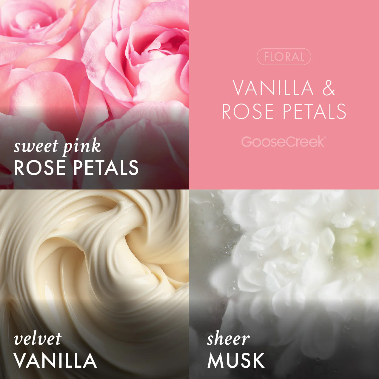 Vanilla & Rose Petals Aromatherapy 3-Wick Candle - Image 2